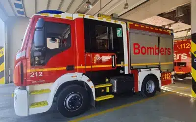 Controlado un incendio en una lavandería de Torrevieja gracias a la intervención inmediata de los bomberos