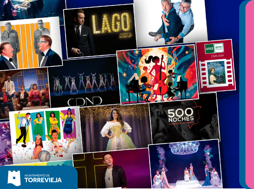 Más de 50 espectáculos para cerrar el 2025: música, teatro, humor y magia en Torrevieja
