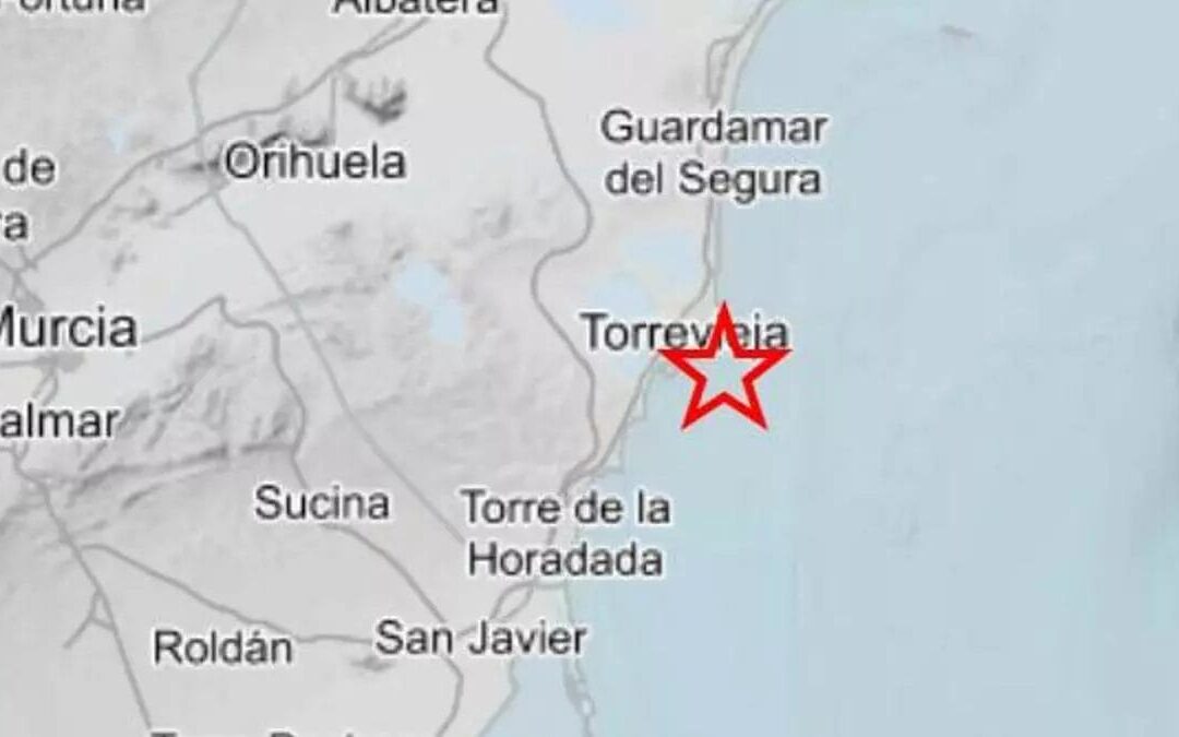 Terremoto de 2,8 grados frente a la costa de Torrevieja alarma a vecinos de la Vega Baja